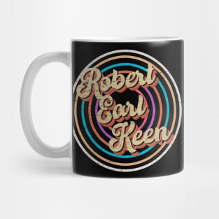 vintage circle line color Robert Earl Keen Mug